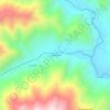 Mappa topografica Lanchema, altitudine, rilievo