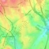 Mappa topografica Whitehouse Common, altitudine, rilievo