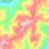 Mappa topografica Monte Civitello, altitudine, rilievo