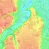 Mappa topografica Ardeilhou, altitudine, rilievo