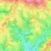 Mappa topografica Gibbinghausen, altitudine, rilievo