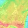 Mappa topografica La Mare des Loges, altitudine, rilievo