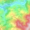 Mappa topografica dungahar, altitudine, rilievo
