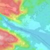 Mappa topografica Araracuara, altitudine, rilievo