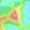 Mappa topografica Whip Mountain, altitudine, rilievo
