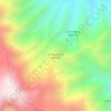 Mappa topografica La Ramada de Malache, altitudine, rilievo