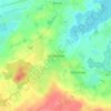 Mappa topografica Schönwolde, altitudine, rilievo