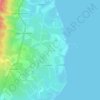 Mappa topografica Darong, altitudine, rilievo