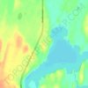 Mappa topografica Potato Lake, altitudine, rilievo
