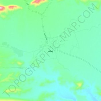 Mappa topografica Duki, altitudine, rilievo