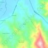 Mappa topografica Zhizho, altitudine, rilievo
