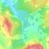 Mappa topografica Canaan Mountains, altitudine, rilievo