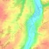 Mappa topografica La Grange à Rabot, altitudine, rilievo