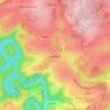 Mappa topografica Nadrin, altitudine, rilievo