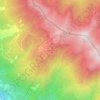 Mappa topografica Doganaccia, altitudine, rilievo