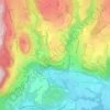 Mappa topografica Linod, altitudine, rilievo