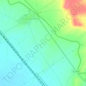 Mappa topografica Collar, altitudine, rilievo