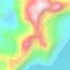 Mappa topografica Uumannanngua, altitudine, rilievo