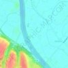 Mappa topografica Faures, altitudine, rilievo