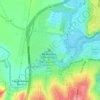 Mappa topografica Wombat Hill, altitudine, rilievo