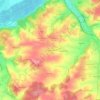Mappa topografica Mittergolding, altitudine, rilievo
