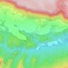 Mappa topografica Ecala, altitudine, rilievo