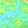 Mappa topografica Büg, altitudine, rilievo