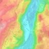 Mappa topografica Kloster Schäftlarn, altitudine, rilievo