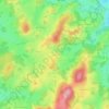 Mappa topografica La Côte, altitudine, rilievo