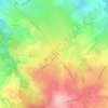 Mappa topografica Le Tillou, altitudine, rilievo