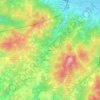 Mappa topografica Belfiore, altitudine, rilievo