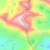 Mappa topografica Mount Gould, altitudine, rilievo