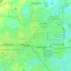 Mappa topografica Inmortal Simón Bolívar, altitudine, rilievo