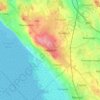 Mappa topografica Heswall, altitudine, rilievo