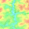 Mappa topografica Campail, altitudine, rilievo