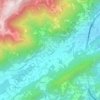 Mappa topografica Revine, altitudine, rilievo