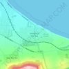 Mappa topografica Marske-by-the-Sea, altitudine, rilievo