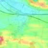 Mappa topografica Inning, altitudine, rilievo