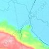 Mappa topografica Esperanza, altitudine, rilievo