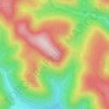Mappa topografica Kesselberg, altitudine, rilievo