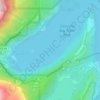 Mappa topografica Emerald Bay State Park, altitudine, rilievo