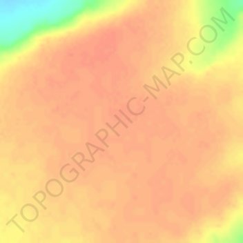 Mappa topografica Kimberley Plateau, altitudine, rilievo