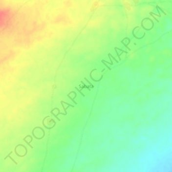 Mappa topografica Sabata, altitudine, rilievo