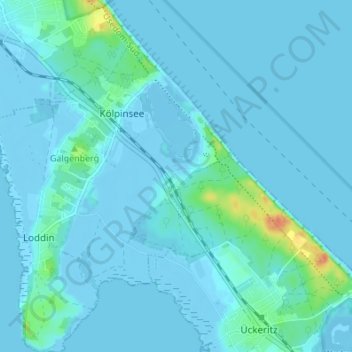 Mappa topografica Stubbenfelde, altitudine, rilievo