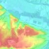Mappa topografica Les Jouanneaux, altitudine, rilievo