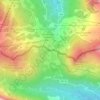 Mappa topografica Passo di Pramollo, altitudine, rilievo