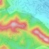 Mappa topografica Cerro El Chupón, altitudine, rilievo