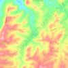 Mappa topografica Chorrera, altitudine, rilievo