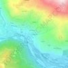 Mappa topografica Piangiacolin, altitudine, rilievo