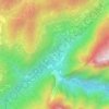 Mappa topografica Ren, altitudine, rilievo